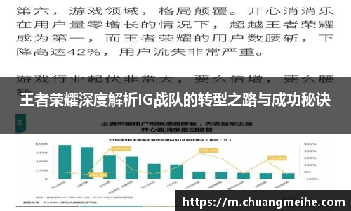 王者荣耀深度解析IG战队的转型之路与成功秘诀